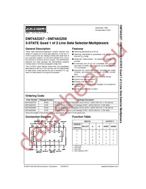 DM74AS257N datasheet  